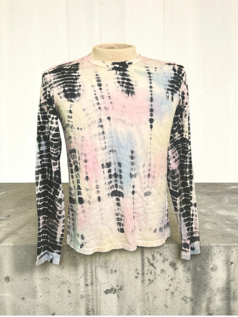 Reformation Jeans 100% Organic Cotton Tie-Dye Long Sleeve Tee Sz Medium